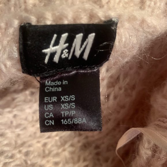 Women’s H&M nude pink sweater XS/Small - Picture 6 of 8